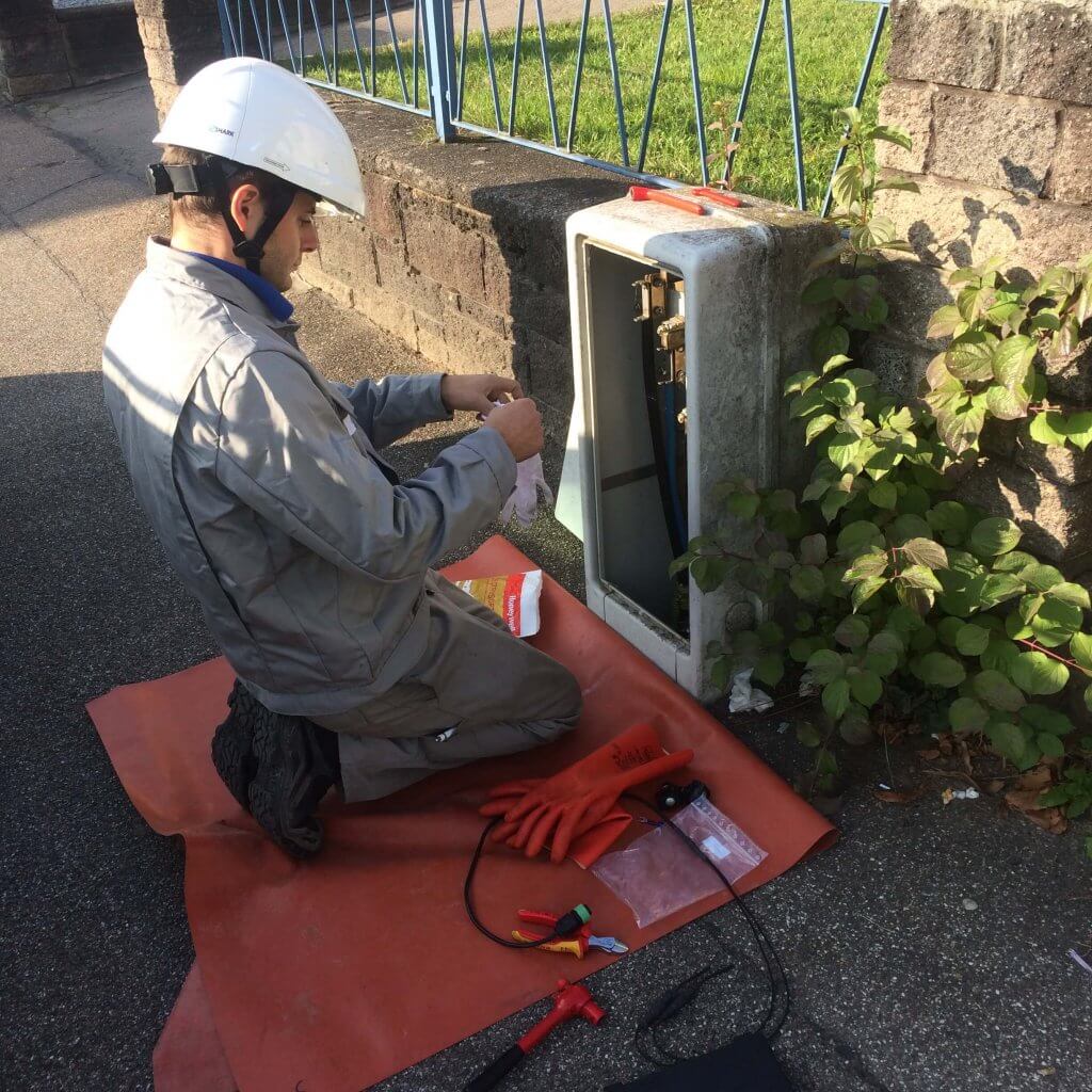 BPL Installation Stadtwerke Ettingen