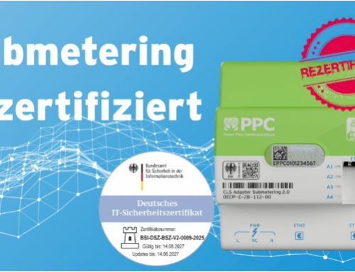 PPC rezertifiziert CLS Adapter Submetering – CLS als Möglichmacher für Multi-Use-Case-Modelle in der Wohnungswirtschaft